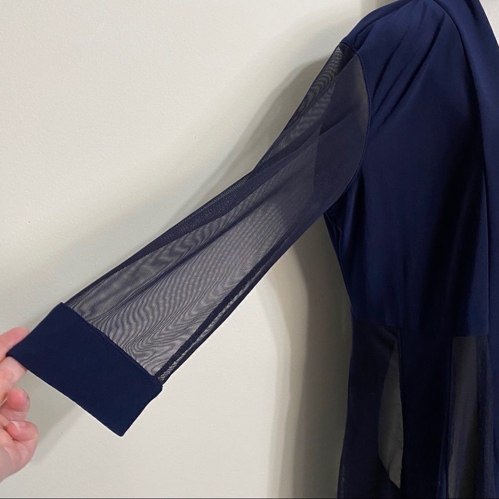 R&M Collection Navy Blue Mesh Topper Jacket‎ - Picture 10 of 10